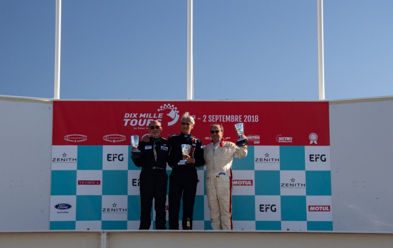 Dix Mille Tours du Castellet : la Ferrari 250 GT Drogo sur le podium