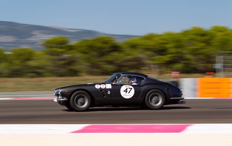 Dix Mille Tours du Castellet : la Ferrari 250 GT Drogo sur le podium